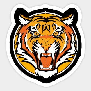 Tiger Head Sticker